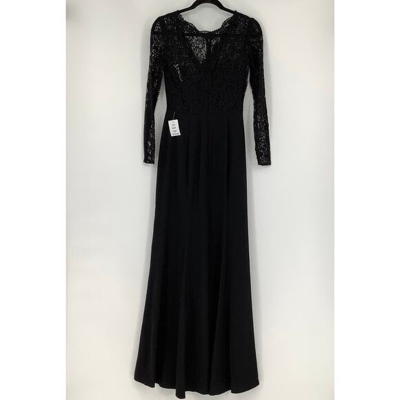 NEW! Dessy Collection Size 2 Marquis Lace Bodice Gown Dress $278 msrp II20-6 - Picture 3 of 10